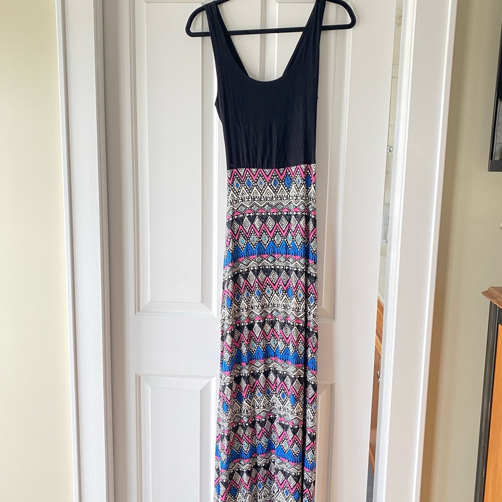 maxi dress with open back